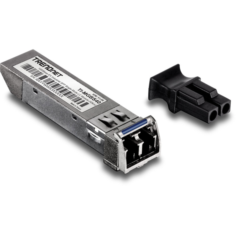 TRENDnet, TI-MGBS40, Module LC monomode SFP 1000Base-EX industriel (40 km) TRENDnet, TI-MGBS40, Module LC monomode SFP 1000Base-EX industriel (40 km)