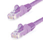 StarTech.com Câble réseau Cat6 UTP sans crochet - 50 cm Violet - Cordon Ethernet RJ45 anti-accroc - Câble patch (N6PATC50CMPL) StarTech.com Câble réseau Cat6 UTP sans crochet - 50 cm Violet - Cordon Ethernet RJ45 anti-accroc - Câble patch (N6PATC50CMPL)