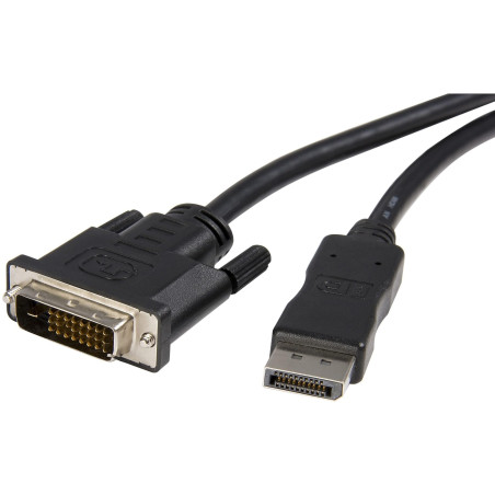 StarTech.com Câble DisplayPort vers DVI - Câble/Cordon Adaptateur Convertisseur Vidéo d'Écran DisplayPort (DP) vers DVI de 3 m -