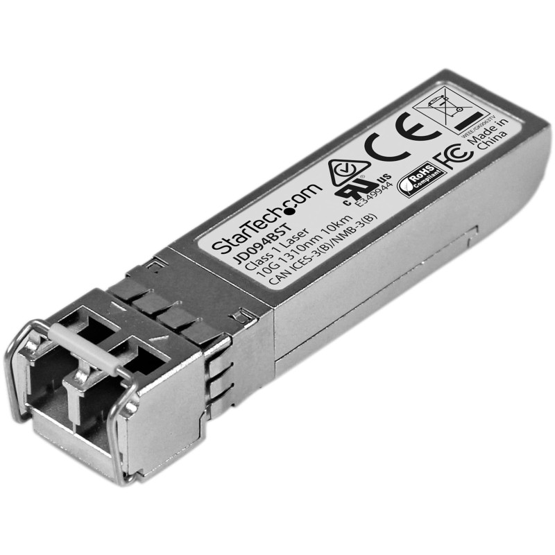 StarTech.com SFP fibre - 10GBase-LR - Module SFP+ fibre optique - 10 Gigabit - Compatible HP JD094B - Monomode LC - 10 km (JD094 StarTech.com SFP fibre - 10GBase-LR - Module SFP+ fibre optique - 10 Gigabit - Compatible HP JD094B - Monomode LC - 10 km (JD094