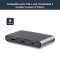 StarTech.com Station d'accueil USB Type-C à double affichage DP 4K pour PC portable - PD 3.0 100 W (DK30C2DAGPD) StarTech.com Station d'accueil USB Type-C à double affichage DP 4K pour PC portable - PD 3.0 100 W (DK30C2DAGPD)