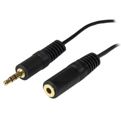StarTech.com Rallonge jack - 3,6 m - Câble d'extension audio 3,5 mm - Pour enceinte PC - Rallonge haut parleur - M/F (MU12MF)