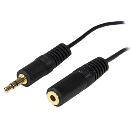 StarTech.com Rallonge jack - 3,6 m - Câble d'extension audio 3,5 mm - Pour enceinte PC - Rallonge haut parleur - M/F (MU12MF)
