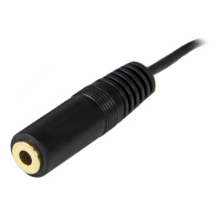StarTech.com Rallonge jack - 3,6 m - Câble d'extension audio 3,5 mm - Pour enceinte PC - Rallonge haut parleur - M/F (MU12MF)