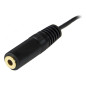 StarTech.com Rallonge jack - 3,6 m - Câble d'extension audio 3,5 mm - Pour enceinte PC - Rallonge haut parleur - M/F (MU12MF) StarTech.com Rallonge jack - 3,6 m - Câble d'extension audio 3,5 mm - Pour enceinte PC - Rallonge haut parleur - M/F (MU12MF)