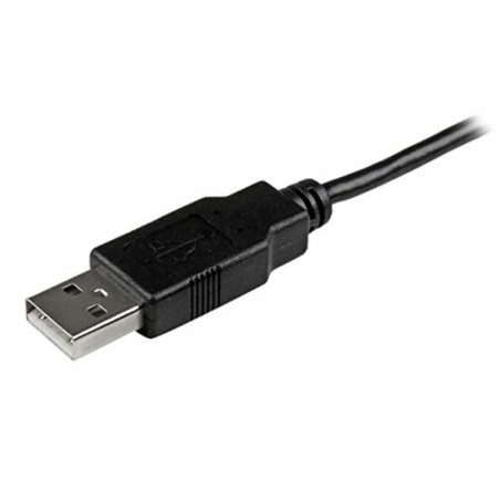 StarTech.com Câble de charge /synchronisation mobile USB A vers Micro B mince de 0,5m pour smartphone et tablette - Noir (USBAUB