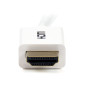StarTech 5m 16 ft White CL3 in-Wall High Speed HDMI Cable - Ultra HD 4k x 2k HDMI Cable - HDMI to HDMI M/M - Audio/Video, Gold-P
