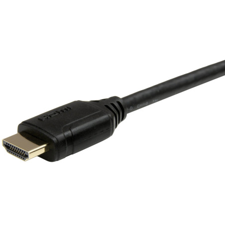 StarTech.com Câble Premium HDMI 2.0 Certifié avec Ethernet 50cm - Câble Ultra HD High Speed 4K 60Hz HDR10 - Cordon HDMI (Connect