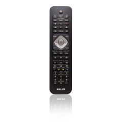 Philips SRP5016/10 Télécommande Universelle 6 en 1 avec Raccourcis, Touches Programmables, Configuration Rapide, Noir