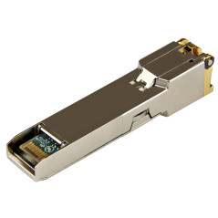 StarTech.com SFP RJ45 - 1000Base-TX - Module SFP cuivre - Gigabit - Conforme aux normes MSA - SFP 1G - 100 m (SFP1000TXST)