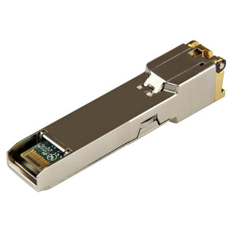 StarTech.com SFP RJ45 - 1000Base-TX - Module SFP cuivre - Gigabit - Conforme aux normes MSA - SFP 1G - 100 m (SFP1000TXST)