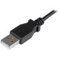 StarTech.com Câble de charge et synchronisation Micro USB de 2 m - Cordon USB-A vers Micro-B à angle droit - M/M - 0,25 mm² (USB StarTech.com Câble de charge et synchronisation Micro USB de 2 m - Cordon USB-A vers Micro-B à angle droit - M/M - 0,25 mm² (USB
