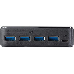 StarTech.com Switch de partage de périphériques USB 3.0 avec 4 entrées / 4 sorties - Alimentation par USB (HBS304A24A)
