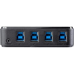 StarTech.com Switch de partage de périphériques USB 3.0 avec 4 entrées / 4 sorties - Alimentation par USB (HBS304A24A)