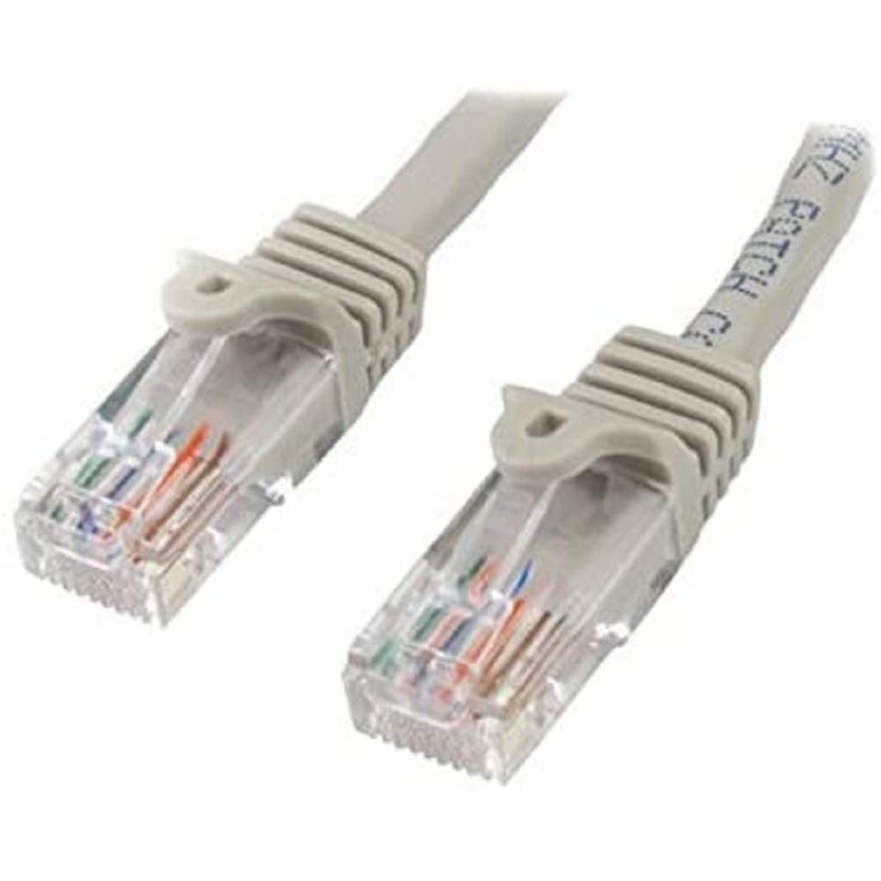 StarTech.com Câble réseau Cat5e UTP sans crochet - 7 m Gris - Cordon Ethernet RJ45 anti-accroc - Câble patch (45PAT7MGR) StarTech.com Câble réseau Cat5e UTP sans crochet - 7 m Gris - Cordon Ethernet RJ45 anti-accroc - Câble patch (45PAT7MGR)