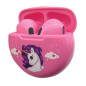 Lexibook, Licorne, Ecouteurs sans Fil, Bluetooth avec Micro et Bouton de contrôle, Batterie Rechargeable Longue durée, HPBT05UNI
