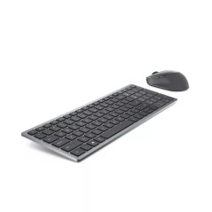 Dell KM7120W Clavier RF sans Fil + Bluetooth QWERTY US International Gris, Titane