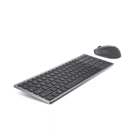 Dell KM7120W Clavier RF sans Fil + Bluetooth QWERTY US International Gris, Titane