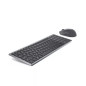 Dell KM7120W Clavier RF sans Fil + Bluetooth QWERTY US International Gris, Titane Dell KM7120W Clavier RF sans Fil + Bluetooth QWERTY US International Gris, Titane
