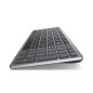 Dell KM7120W Clavier RF sans Fil + Bluetooth QWERTY US International Gris, Titane Dell KM7120W Clavier RF sans Fil + Bluetooth QWERTY US International Gris, Titane