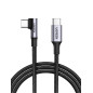 UGREEN Câble USB C vers USB C Coudé 100W Charge Rapide Câble USB Type C 5A en Nylon Tressé Compatible avec iPhone 17 Pro Max Air UGREEN Câble USB C vers USB C Coudé 100W Charge Rapide Câble USB Type C 5A en Nylon Tressé Compatible avec iPhone 17 Pro Max Air