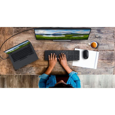 Dell KM5221W Clavier RF sans Fil QWERTY US International Noir