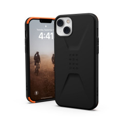 Urban Armor Gear UAG Civilian Housse Compatible avec Apple iPhone 14 Plus [Wireless Charging Compatible Cover, Résistante aux Ch