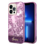 Guess Coque de Protection pour iPhone 14 Pro Max - Motif Floral Fuchsia IML - Anti-Rayures - PC/TPU - Confortable et Durable - a Guess Coque de Protection pour iPhone 14 Pro Max - Motif Floral Fuchsia IML - Anti-Rayures - PC/TPU - Confortable et Durable - a