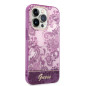 Guess Coque de Protection pour iPhone 14 Pro Max - Motif Floral Fuchsia IML - Anti-Rayures - PC/TPU - Confortable et Durable - a Guess Coque de Protection pour iPhone 14 Pro Max - Motif Floral Fuchsia IML - Anti-Rayures - PC/TPU - Confortable et Durable - a
