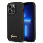 Guess GUHCP14LHGGSHK Coque Rigide pour iPhone 14 Pro 6,1" Noir/Noir