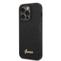 Guess GUHCP14LHGGSHK Coque Rigide pour iPhone 14 Pro 6,1" Noir/Noir