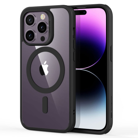 ESR Coque pour iPhone 14 Pro Max, Compatible avec MagSafe, Hybrid Magnétique Case pour iPhone 14 Pro Max avec HaloLock, Protecti