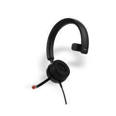 Snom A330M Casque Filaire avec Écouteurs Supra-Auriculaires - Audio Pleine Bande, Microphone Anti-Bruit, Commande 5 Boutons, Co