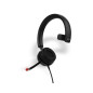 Snom A330M Casque Filaire avec Écouteurs Supra-Auriculaires - Audio Pleine Bande, Microphone Anti-Bruit, Commande 5 Boutons, Co