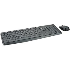 Logitech MK235 Combo Clavier et Souris, Clavier US INT'L QWERTZ
