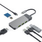 Adaptateur Station d'accueil HUB USB-C PD 85W GC Connect 7en1 (3xUSB-A 3.1 HDMI 4K 60Hz SD microSD) pour Apple MacBook M1/M2, Le Adaptateur Station d'accueil HUB USB-C PD 85W GC Connect 7en1 (3xUSB-A 3.1 HDMI 4K 60Hz SD microSD) pour Apple MacBook M1/M2, Le