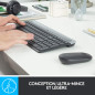 Logitech MK470 Combo Clavier et Souris, Clavier QWERTY Italien - Noir
