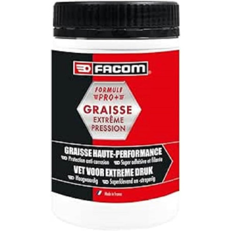 Facom Graisse Industrielle Extreme Pression, Calcium, Pro+ 900g Rouge
