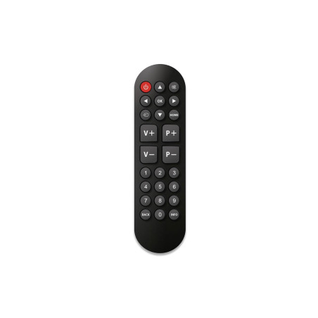 CGV | Télécommande TV Universelle Multi-Marques Fidelio Easy 5 sans PROGRAMATION à Grosses Touches spéciale Senior : télécommand