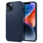 Spigen Coque pour iPhone 14, Liquid Air, [Surface Antidérapante] 6,1 Pouces - Bleu Marin
