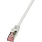 LogiLink PrimeLine Câble réseau Cat6 S/FTP AWG27 PIMF LSZH 10 m Gris LogiLink PrimeLine Câble réseau Cat6 S/FTP AWG27 PIMF LSZH 10 m Gris