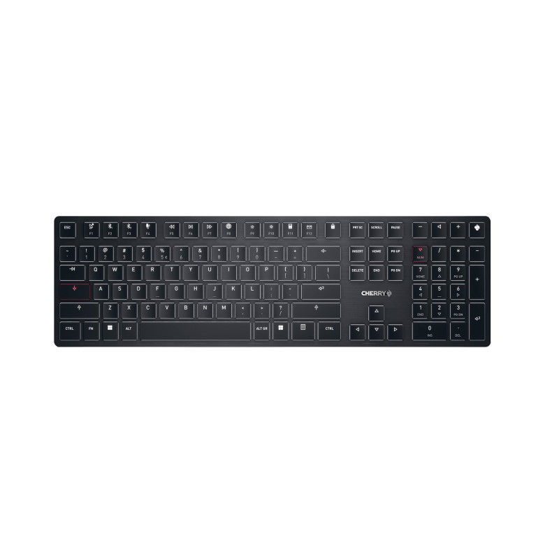 CHERRY KW X ULP, Clavier mécanique Haut de Gamme Ultra-Plat, Disposition EU (QWERTY), Clavier Compact Multi-appareils Jusqu’à 4 CHERRY KW X ULP, Clavier mécanique Haut de Gamme Ultra-Plat, Disposition EU (QWERTY), Clavier Compact Multi-appareils Jusqu’à 4