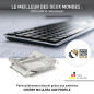 CHERRY KW X ULP, Clavier mécanique Haut de Gamme Ultra-Plat, Disposition EU (QWERTY), Clavier Compact Multi-appareils Jusqu’à 4 CHERRY KW X ULP, Clavier mécanique Haut de Gamme Ultra-Plat, Disposition EU (QWERTY), Clavier Compact Multi-appareils Jusqu’à 4