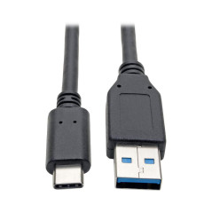 Tripp Lite Câble USB 3.1 Gen 1 5 Gbps USB-C vers USB-A, Type-C, Thunderbolt 3, (M/M), 1,83 m (U428-006)
