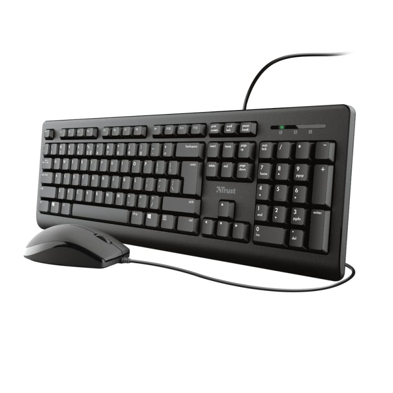 Trust Primo Clavier USB QWERTY Anglais américain Noir Trust Primo Clavier USB QWERTY Anglais américain Noir