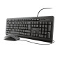Trust Primo Clavier USB QWERTY Anglais américain Noir Trust Primo Clavier USB QWERTY Anglais américain Noir