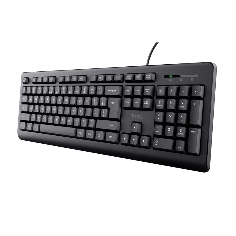 Trust Primo Clavier USB QWERTY Anglais américain Noir Trust Primo Clavier USB QWERTY Anglais américain Noir
