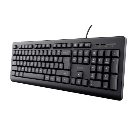 Trust Primo Clavier USB QWERTY Anglais américain Noir