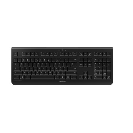 CHERRY KW 3000, Clavier sans Fil avec pavé numérique, Disposition EU (QWERTY), Connexion Radio 2,4 GHz, Touches silencieuses, De