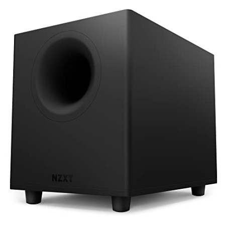 NZXT Relay Caisson de Basses PC - AP-SUB80-EU - Noir - 140 Watts - Basses Profondes et puissantes - Haut-Parleur Down-Firing de